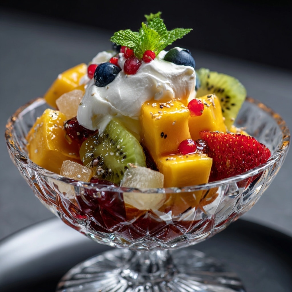 Caramel Crunch Cheesecake Fruit Salad Recipe - Recipe Image