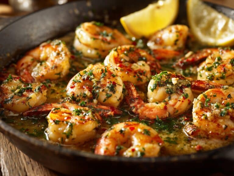 Garlic Parmesan Roasted Shrimp Recipe