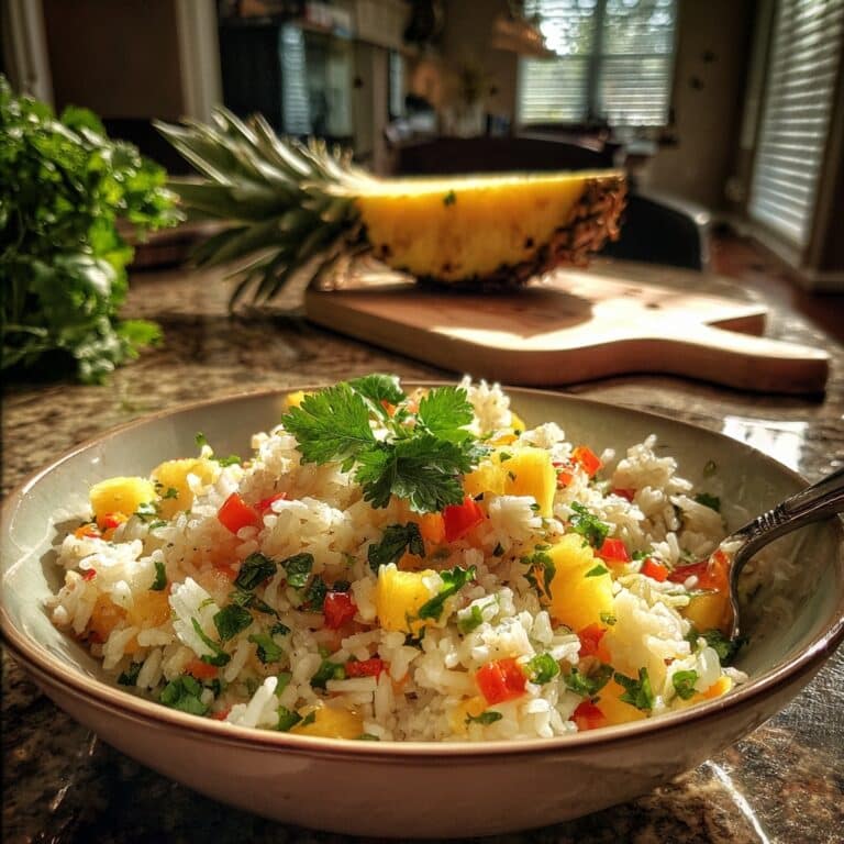 Sweet and Savory Pineapple Rice Recipe