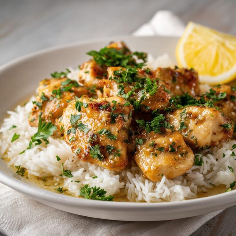 Creamy Greek Lemon Chicken in the Slow Cooker Recipe