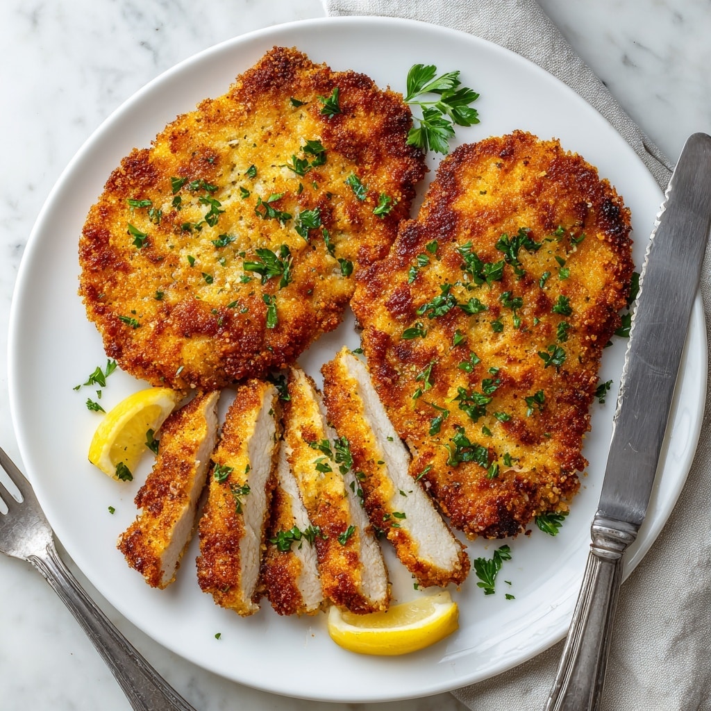 Crispy Parmesan Crusted Chicken Recipe - Recipe Image