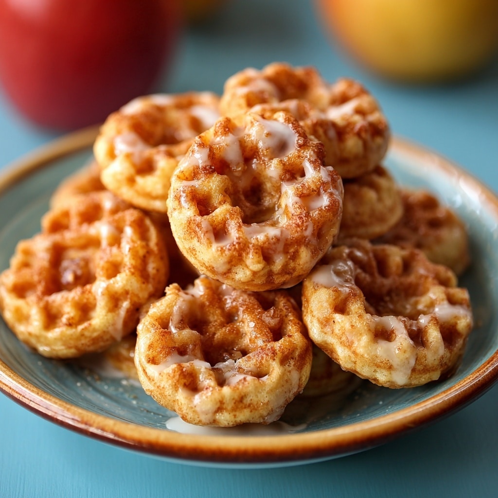 Apple Fritter Waffle Donuts Recipe - Recipe Image