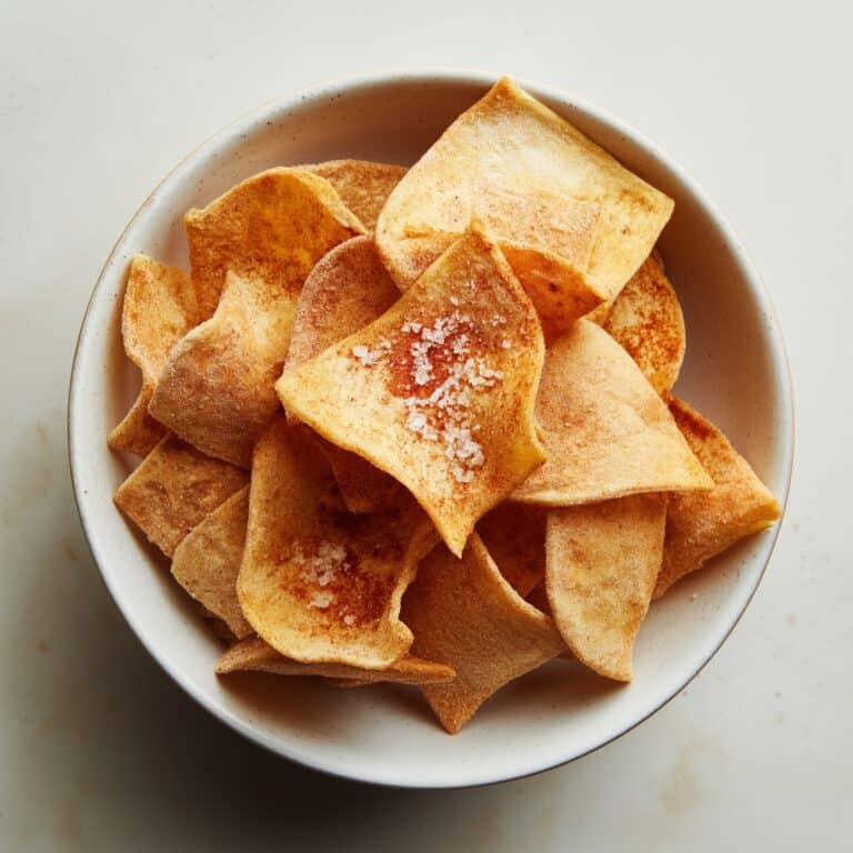 Crispy Pie Crust Chips with Cinnamon Dip Recipe