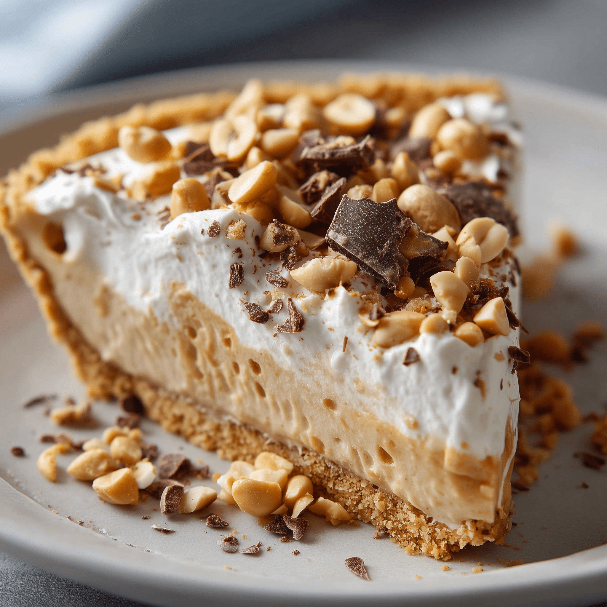 Chocolate Chip Peanut Butter Pie Recipe - Recipe Image