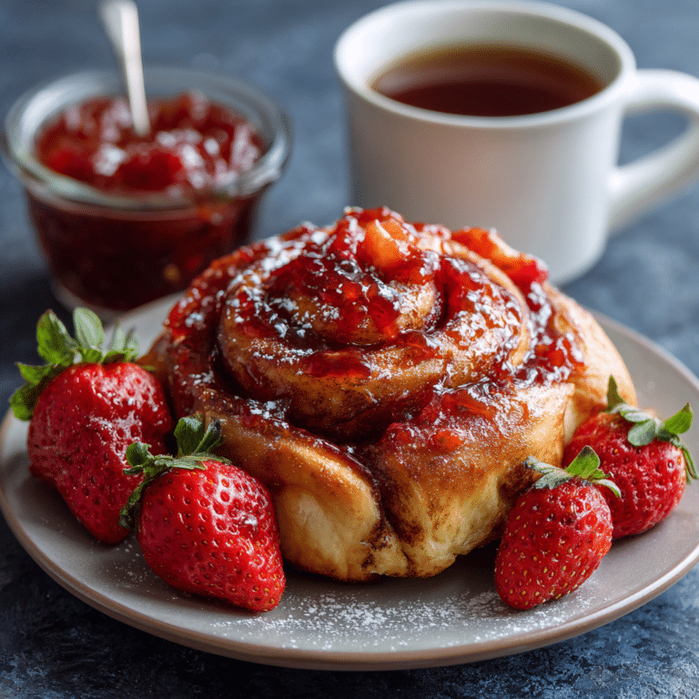 Strawberry Cheesecake Cinnabon Rolls Recipe