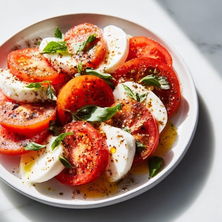 Balsamic Strawberry Caprese Salad Recipe