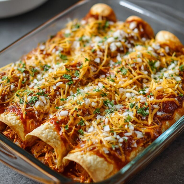 Creamy Ranch Chicken Enchiladas Recipe