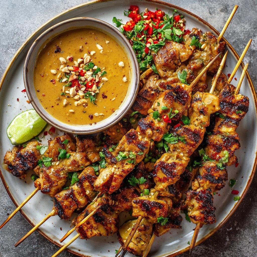 Honey Garlic Asian Chicken Kabobs Recipe - Recipe Image