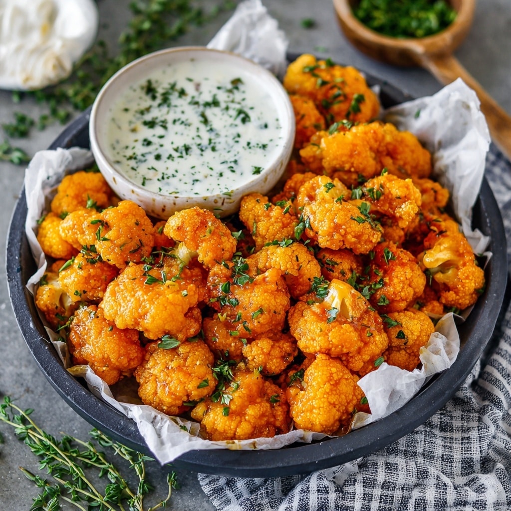 Lemon Pepper Glazed Cauliflower Recipe - Recipe Image