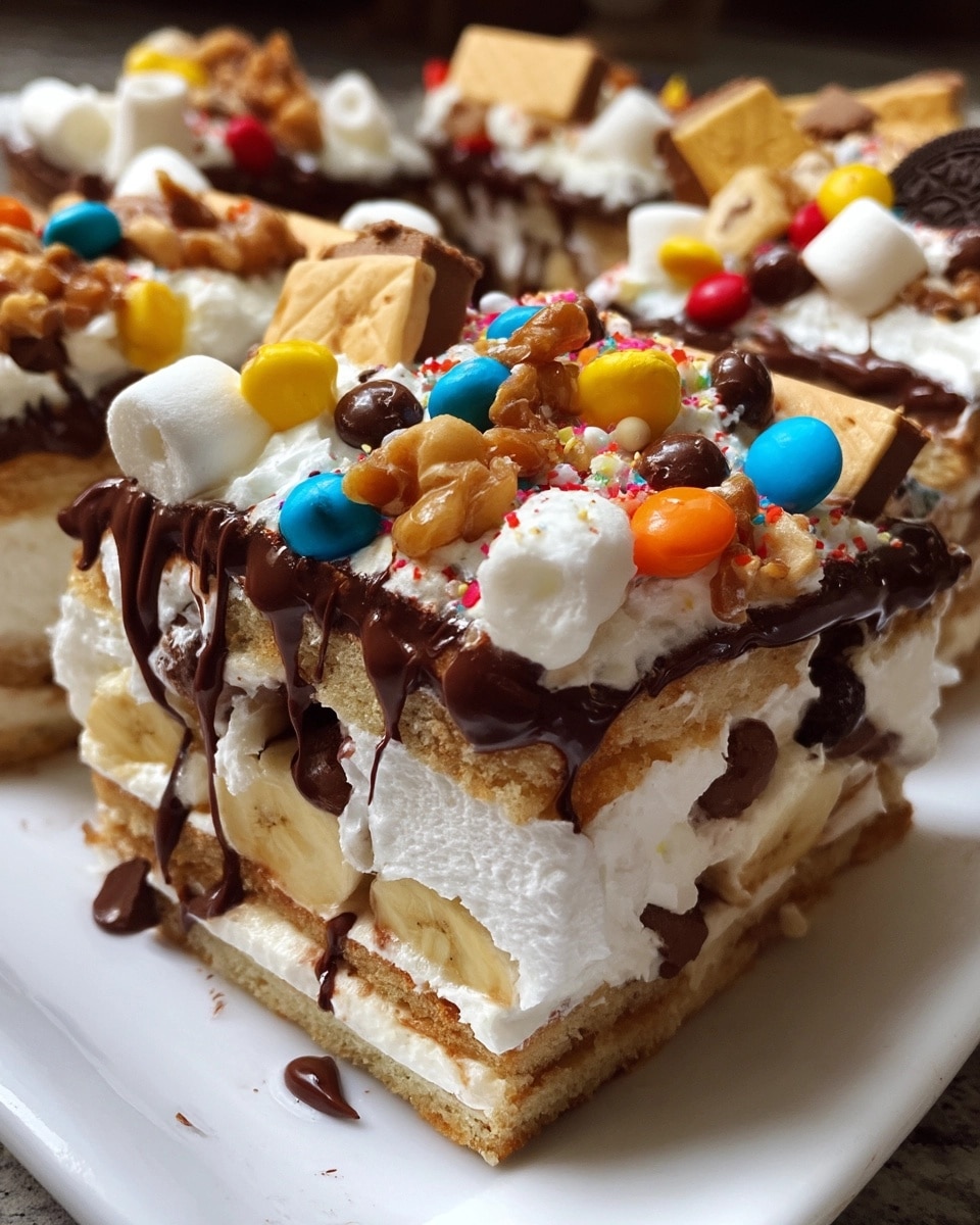 Viral Chocolate Caramel Layered Dessert Tray Recipe - Recipe Image