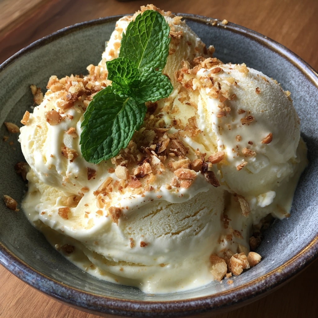 Creamy Honey Sea Salt Protein Ice Cream Recipe - Recipe Image
