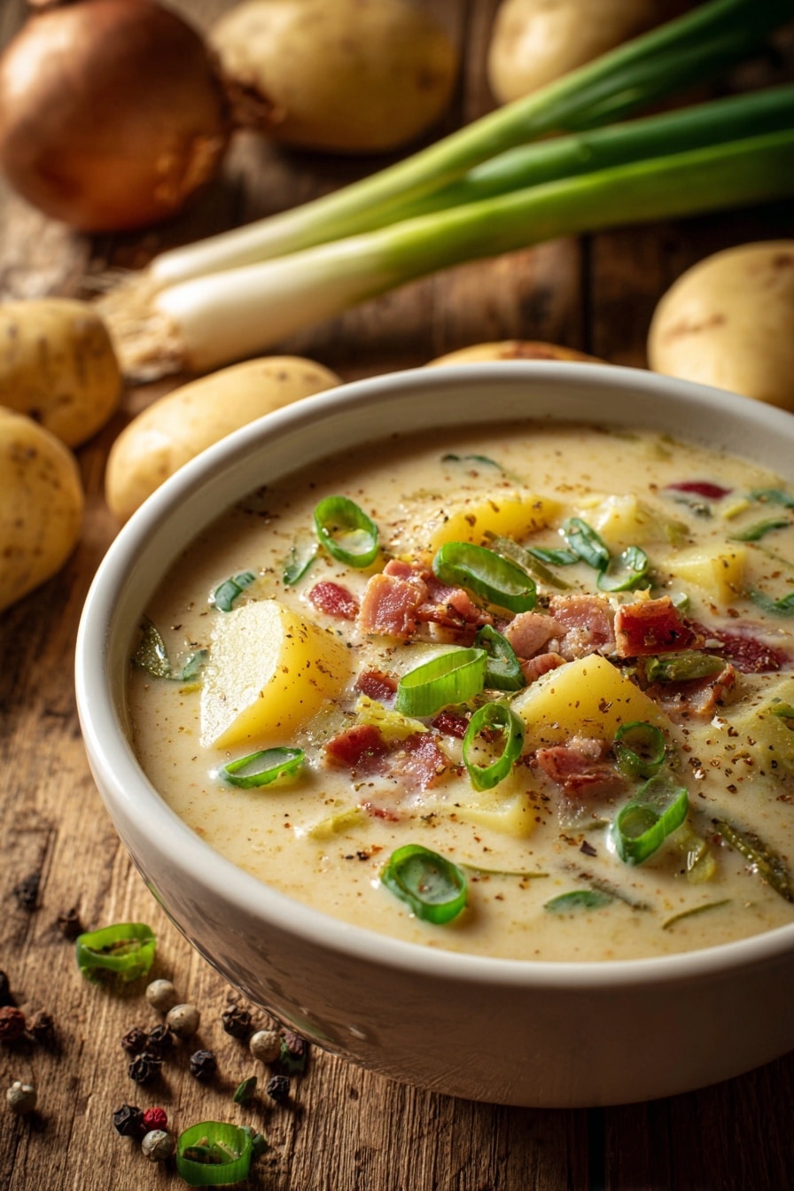 Cheesy Vegetable Chowder Recipe - Recipe Image