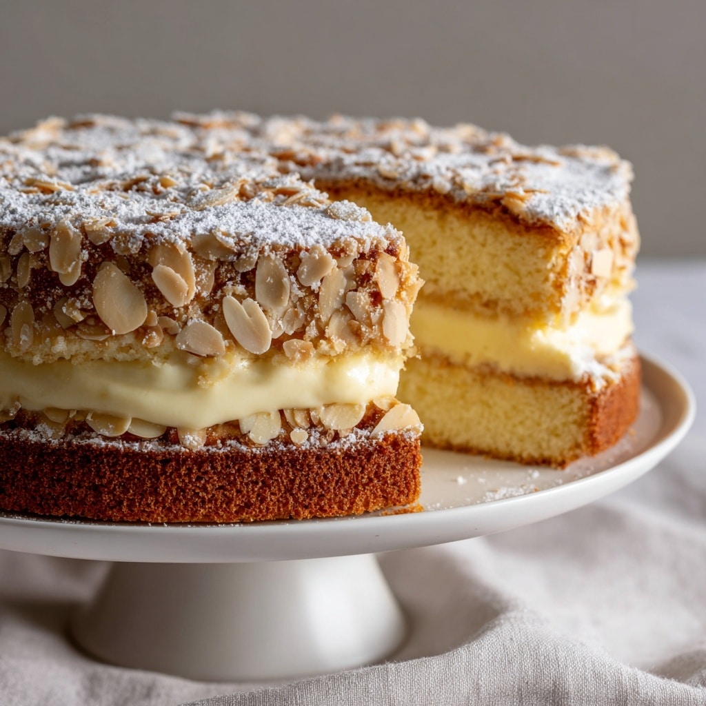 German Bee Sting Cake (Bienenstich) Recipe - Recipe Image