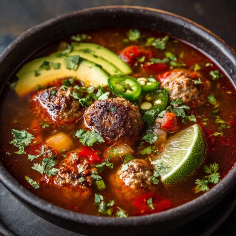 Hearty Italian Meatball Soup Recipe