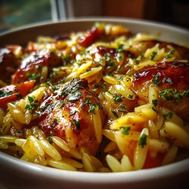 Savory Marsala Chicken Orzo Recipe