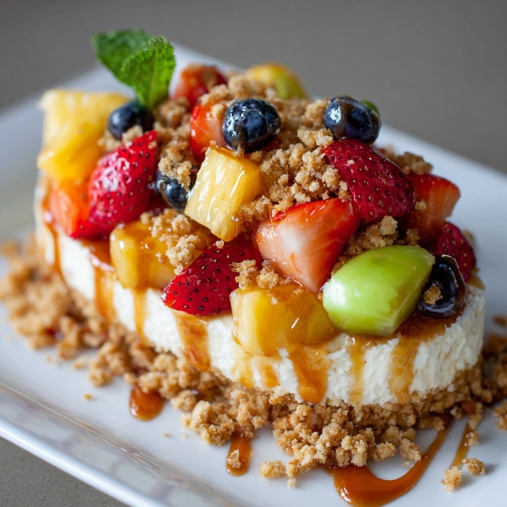 Creamy Cheesecake Fruit Salad Recipe - Recipe Image
