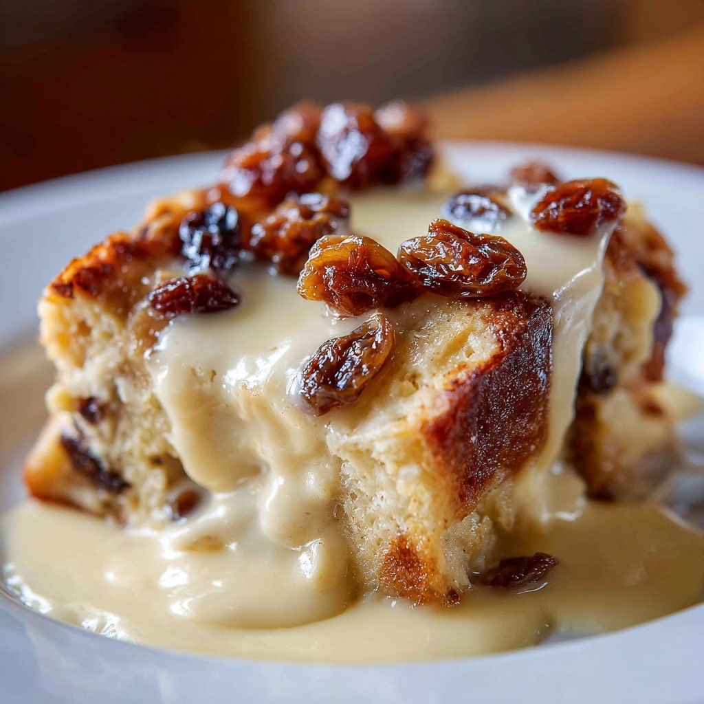 Creamy Custard Bread Pudding Recipe - Recipe Image