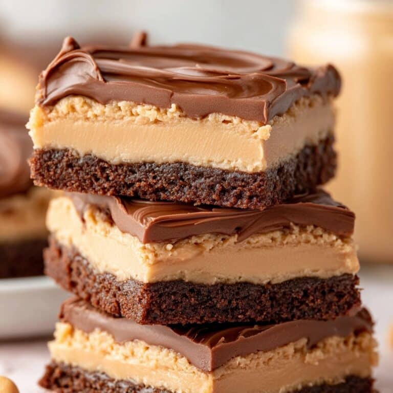 No-Bake Peanut Butter Cheesecake Bars Recipe