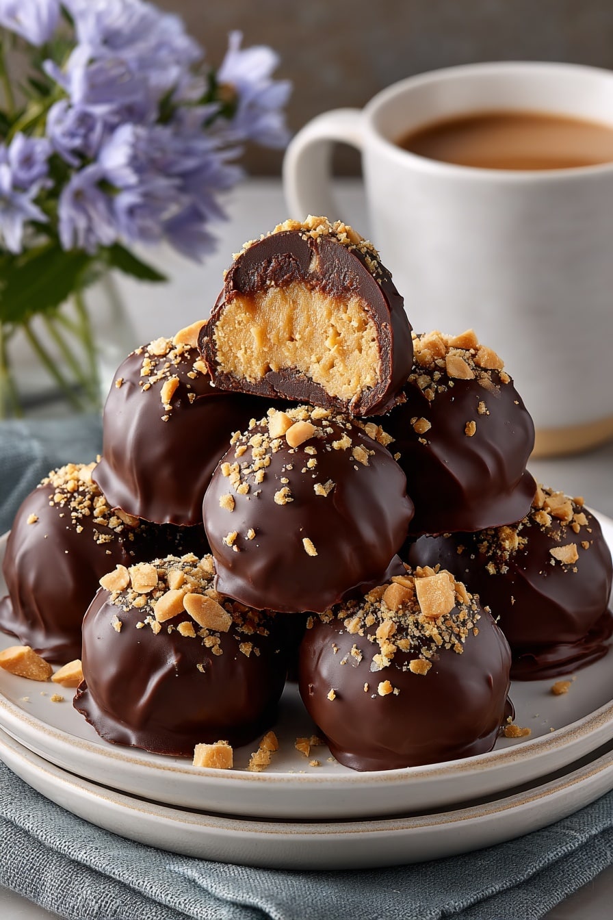 Chocolate Peanut Butter Pretzel Candies Recipe - Recipe Image