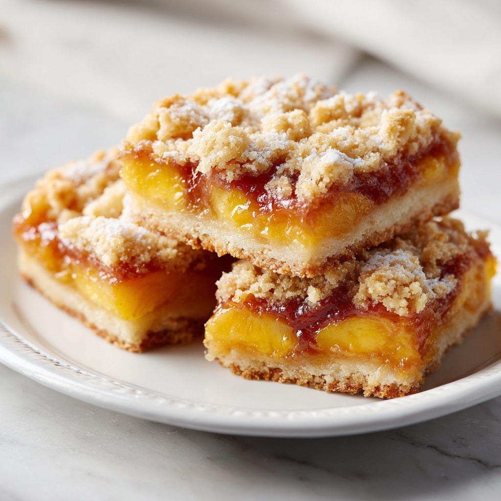 Peach Pie Bars Recipe - Recipe Image