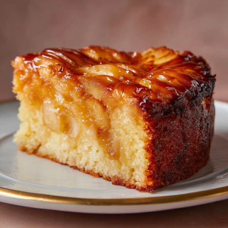Peach Upside-Down Cake Recipe