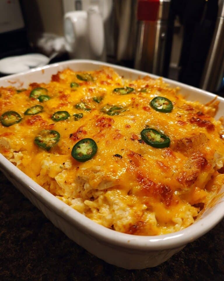 Creamy Queso Chicken Bake Recipe