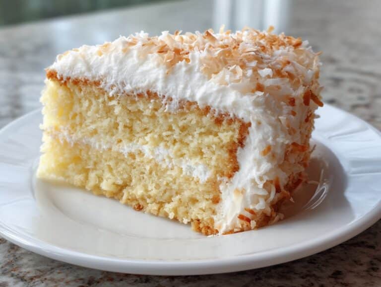 Coconut Custard Cake Recipe