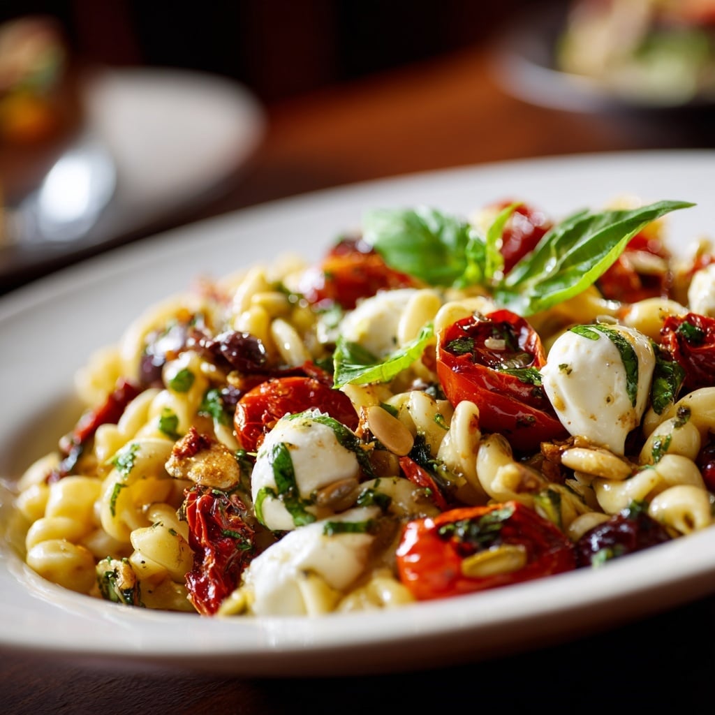 Caprese Pasta Salad Recipe - Recipe Image