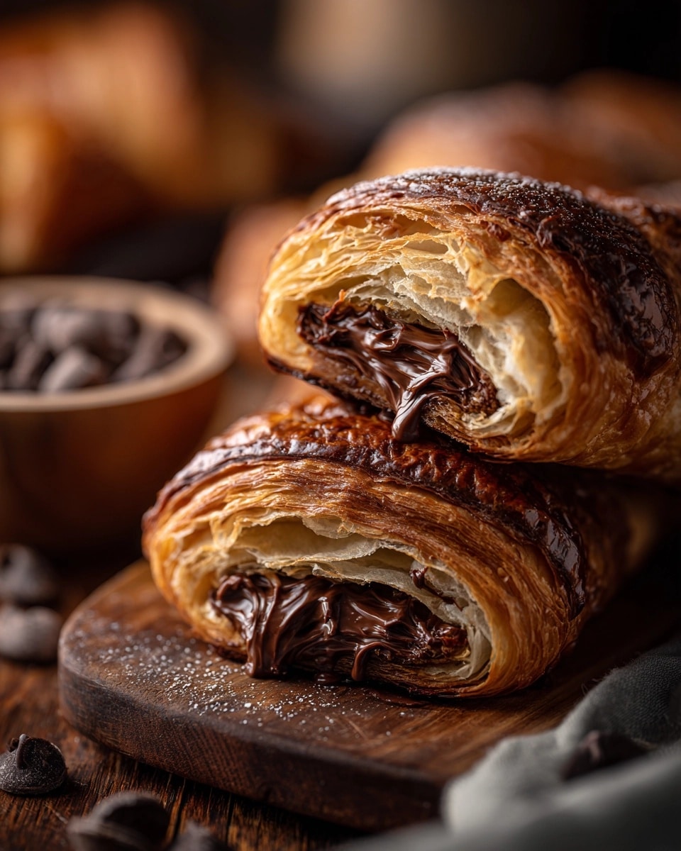 Decadent Chocolate Puff Pastry Recipe - Recipe Image