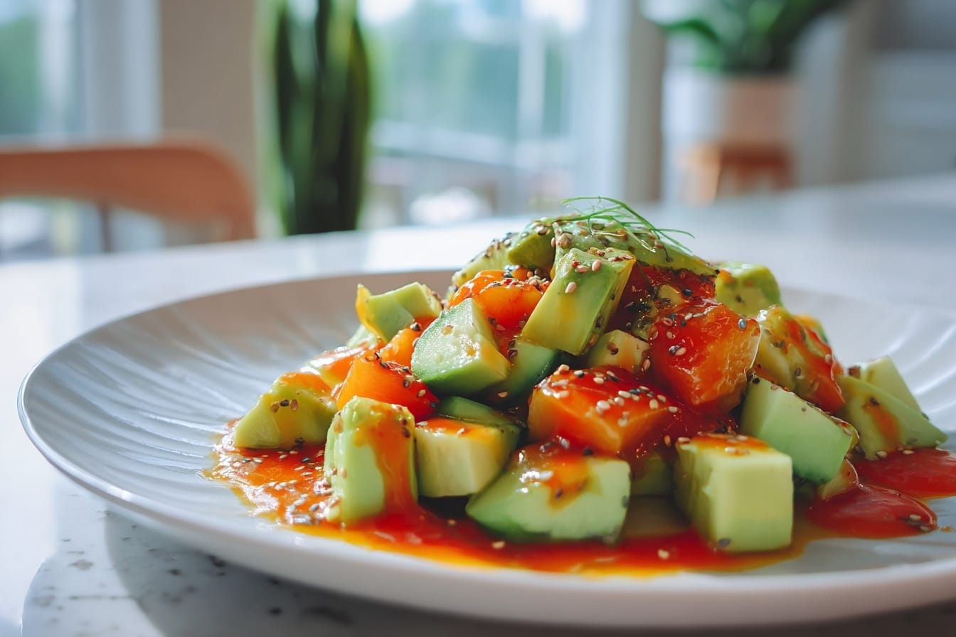 Refreshing Crab Cucumber Salad Recipe - Recipe Image