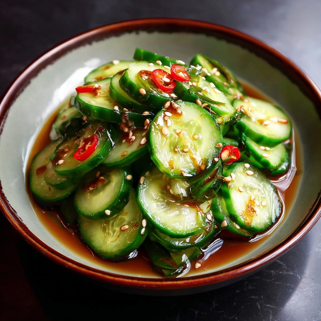 Mexican-Style Spicy Lime-Cucumber Salad Recipe - Recipe Image