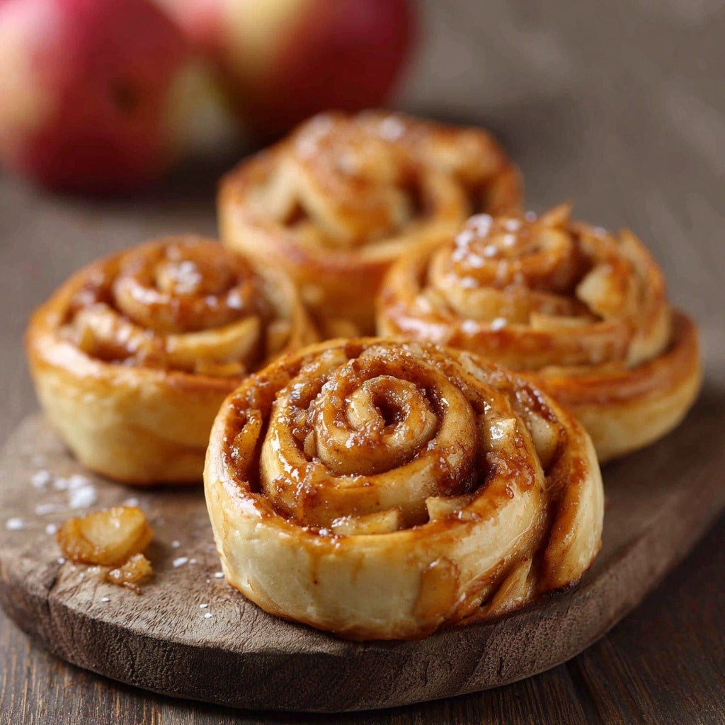 Apple Cinnamon Rolls with Cream Cheese Icing Recipe - Recipe Image