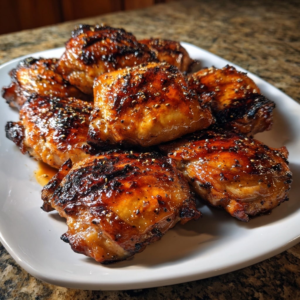 Sweet Chili Chicken Thighs (Air Fryer) Recipe - Recipe Image