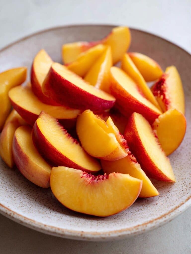 Perfectly Caramelized Air Fryer Peaches Recipe