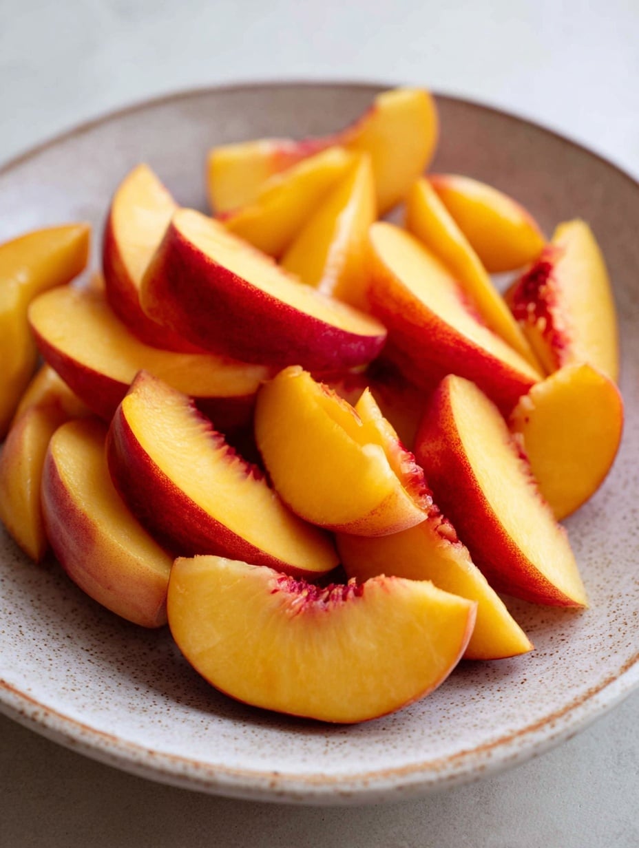Perfectly Caramelized Air Fryer Peaches Recipe - Recipe Image