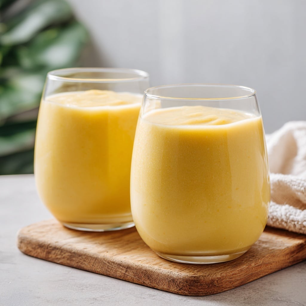 Copycat McDonald's Mango Smoothie Recipe - Recipe Image
