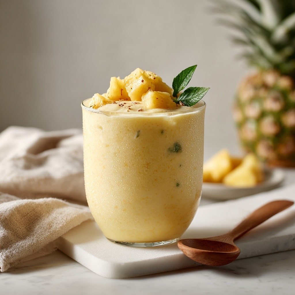 Tropical Pineapple Orange Smoothie Recipe - Recipe Image