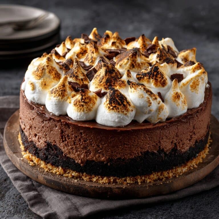 Decadent Hot Fudge Marshmallow Pie Recipe