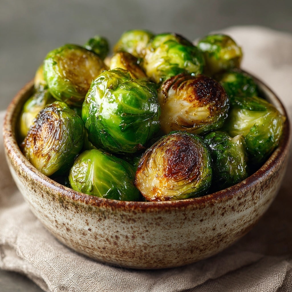 Crispy Honey Balsamic Brussels Sprouts Recipe - Recipe Image