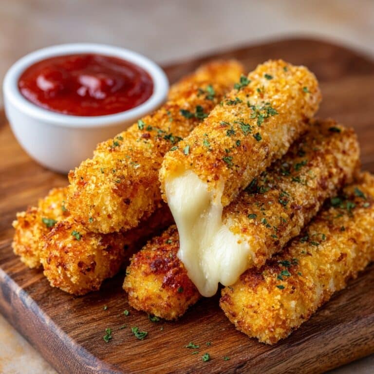 Keto Cheesy Garlic Breadsticks Recipe