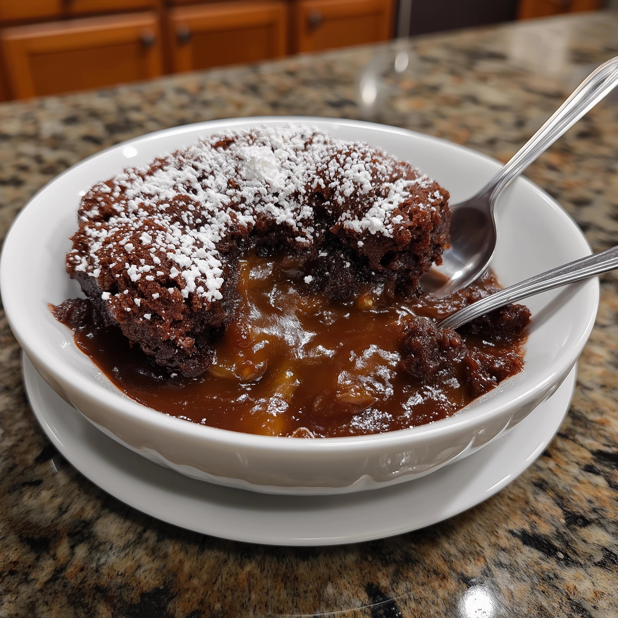 Slow Cooker Brownie Pudding Recipe - Recipe Image