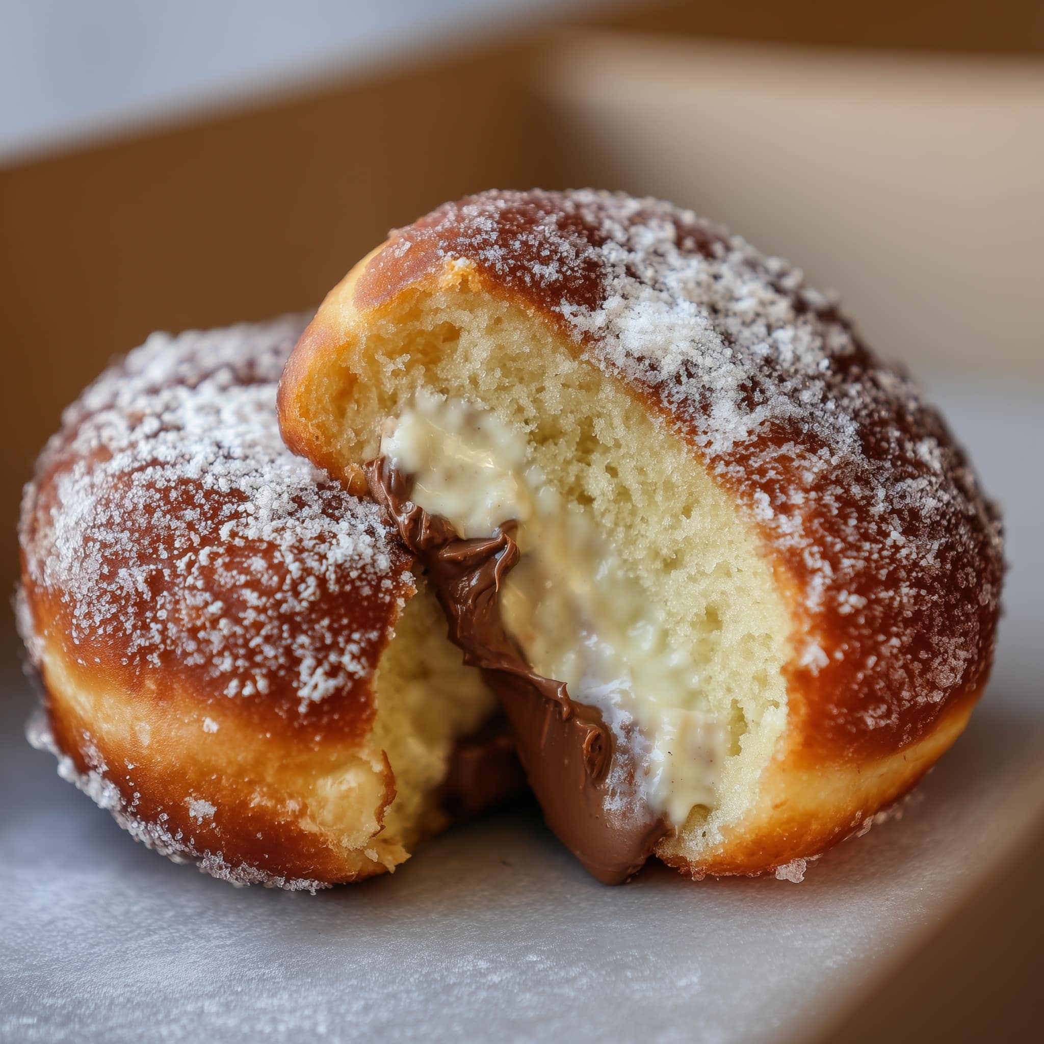 Italian Cream Bombs (Bomboloni alla Crema) Recipe - Recipe Image