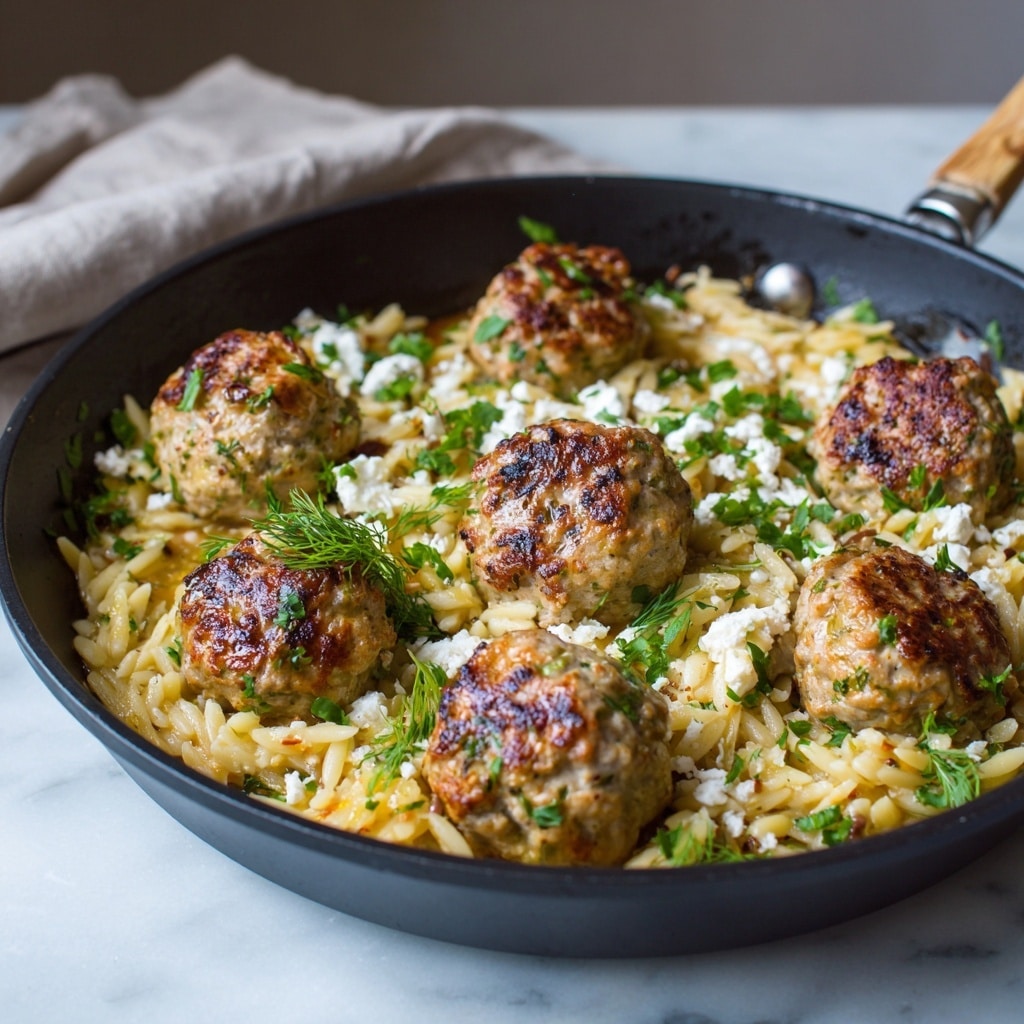 Greek Meatball & Tzatziki Rice Bowls Recipe - Recipe Image