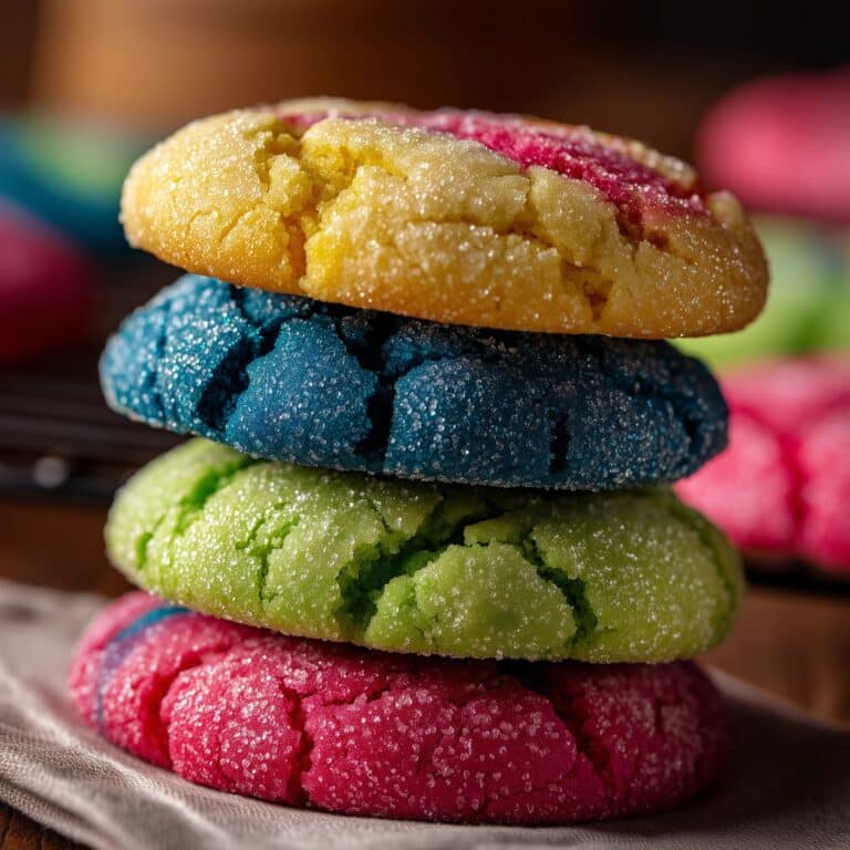 Colorful Jello Cookies Recipe