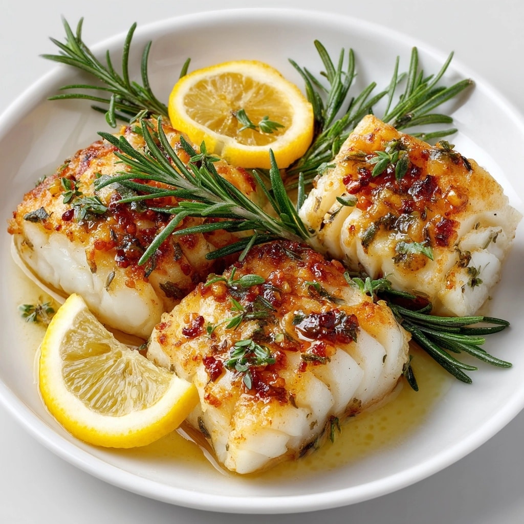 Garlic Butter Baked Cod Recipe - Recipe Image