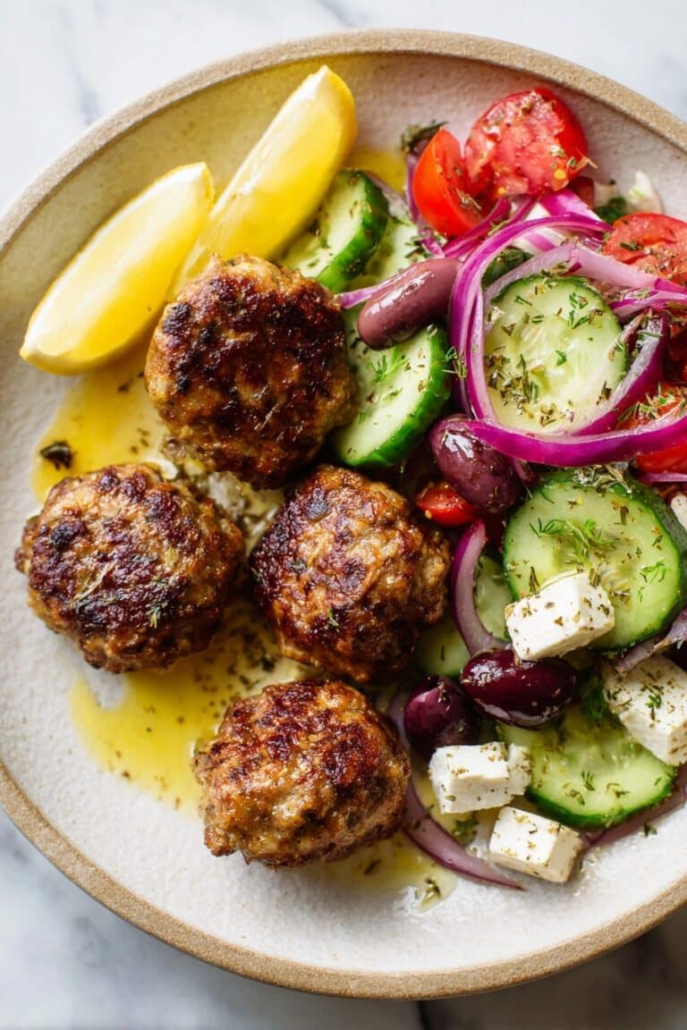 Mediterranean Chicken Meatballs Recipe