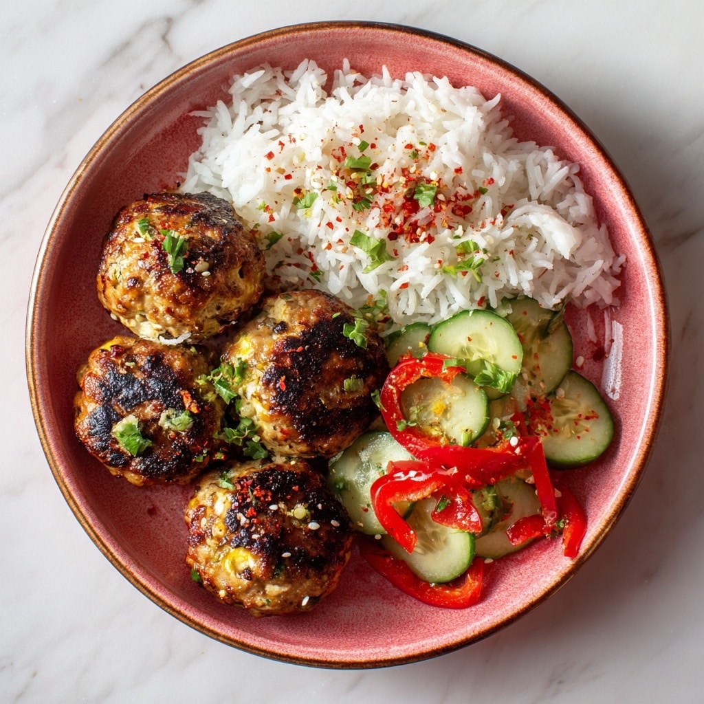 Mediterranean Chicken Meatballs Recipe - Recipe Image