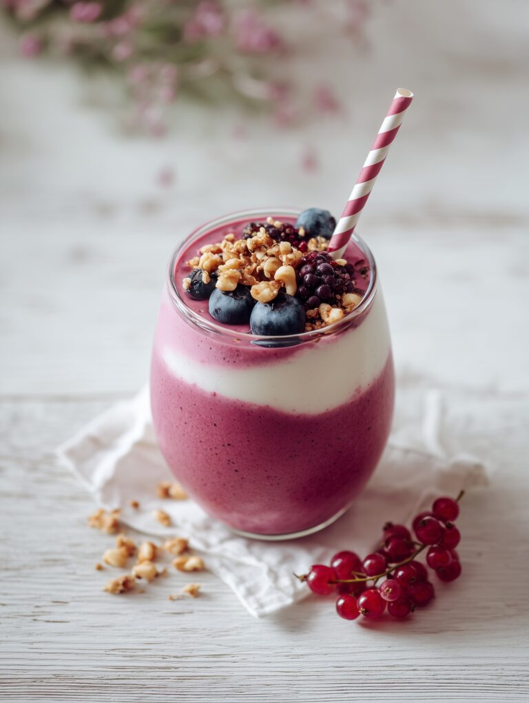Blueberry Almond Butter Smoothie Recipe