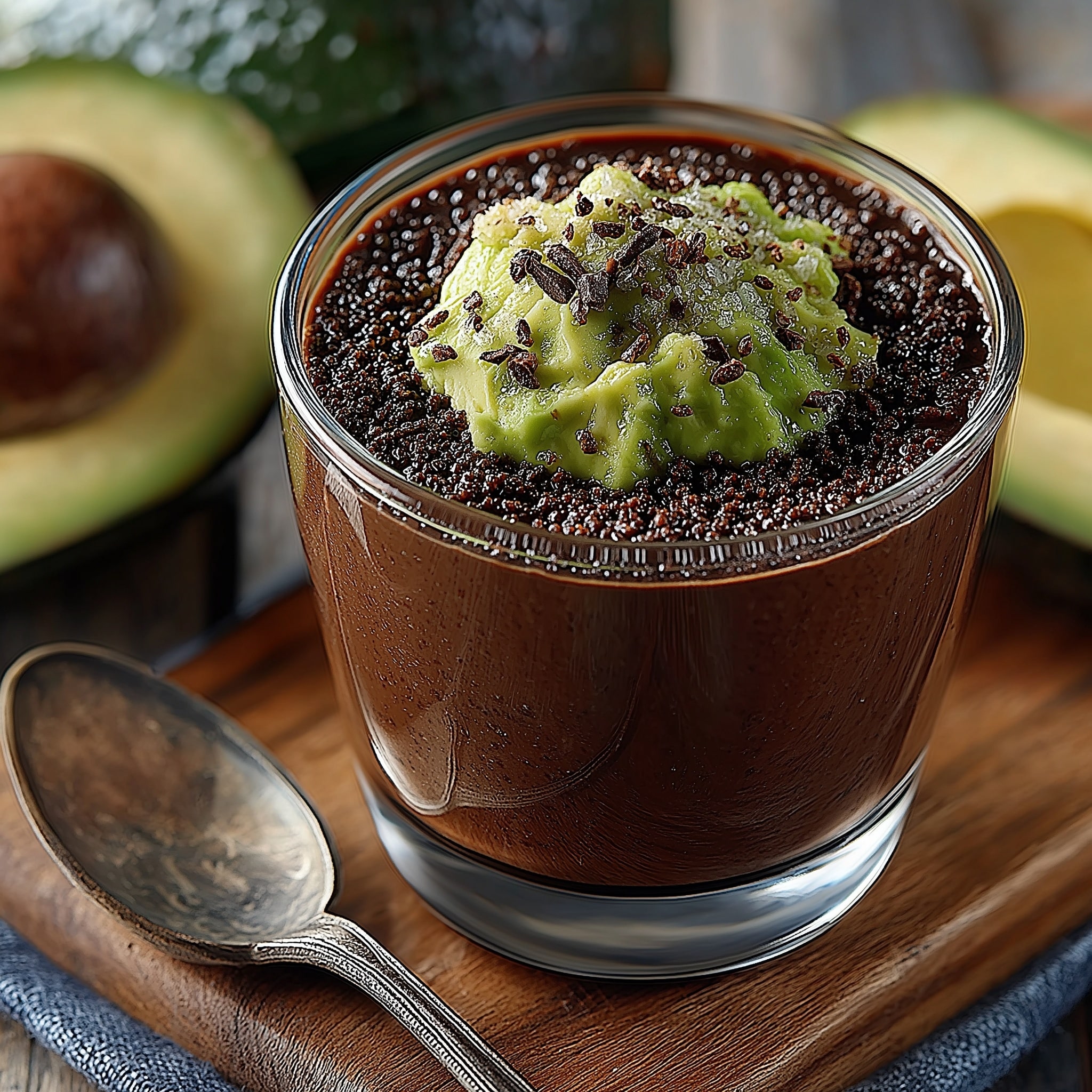 Healthy Chocolate Avocado Smoothie Recipe - Recipe Image