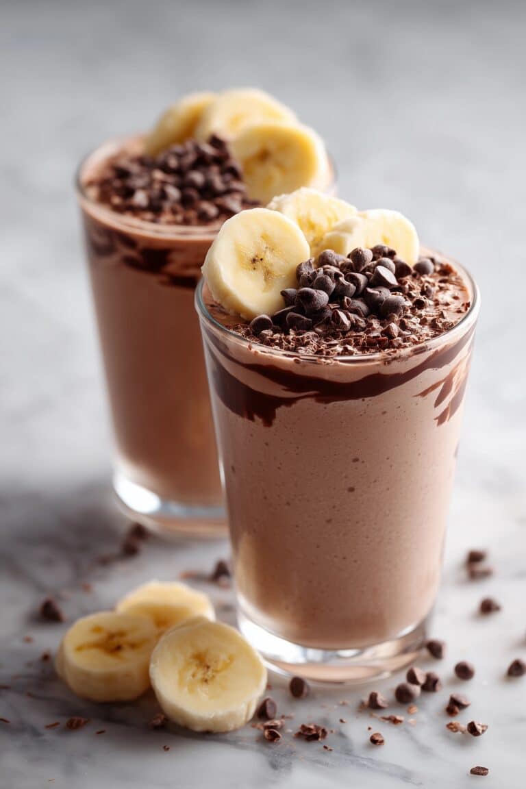 Creamy Chocolate Banana Smoothie Recipe
